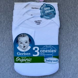 Gerber Organic Preemie Onesies